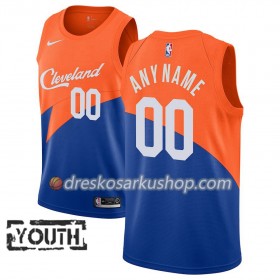 Dječji NBA Dres Cleveland Cavaliers Personalizirani Nike 2018-19 City Edition Plava Swingman